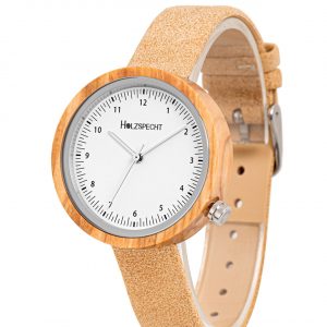Holzspecht Wristwatch out of Wood Frühlingsstern