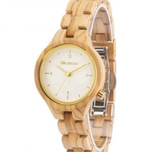 Holzspecht Wooden Watch Waldgoldstern Olive