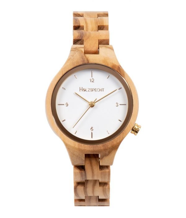 Wooden Watch Waldgoldstern Olive