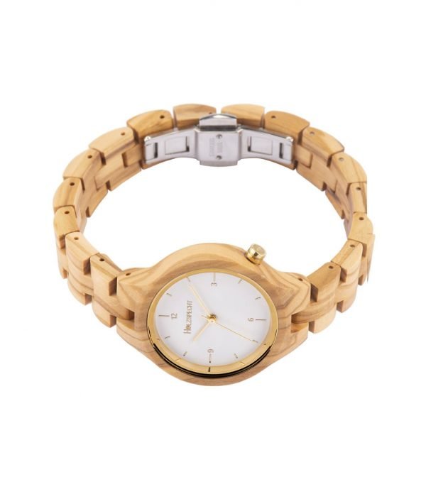 Wooden Watch Waldgoldstern Olive
