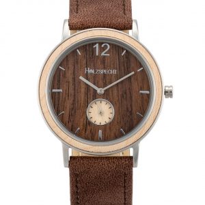 Wristwatch Karwendel - Wood and Vegan Leather