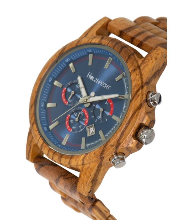 Wood Watch Wilder Kaiser Zebra Wood