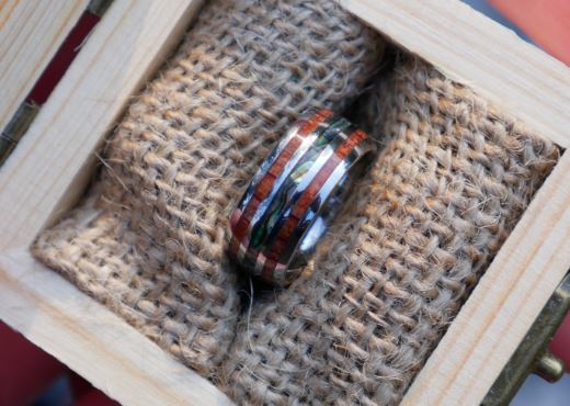 Ring with Wood