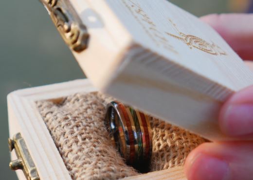 Ring with Wood