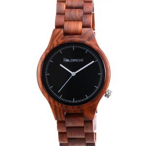 Holzspecht wood watch Dachstein Red Sandalwood