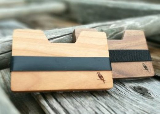 Geldbörse aus Holz