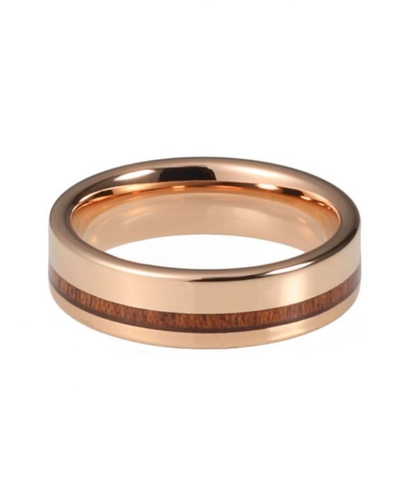 Ring Veritate from tungsten and wood