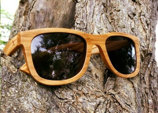 Sonnenbrille aus Holz Weitblick Olive