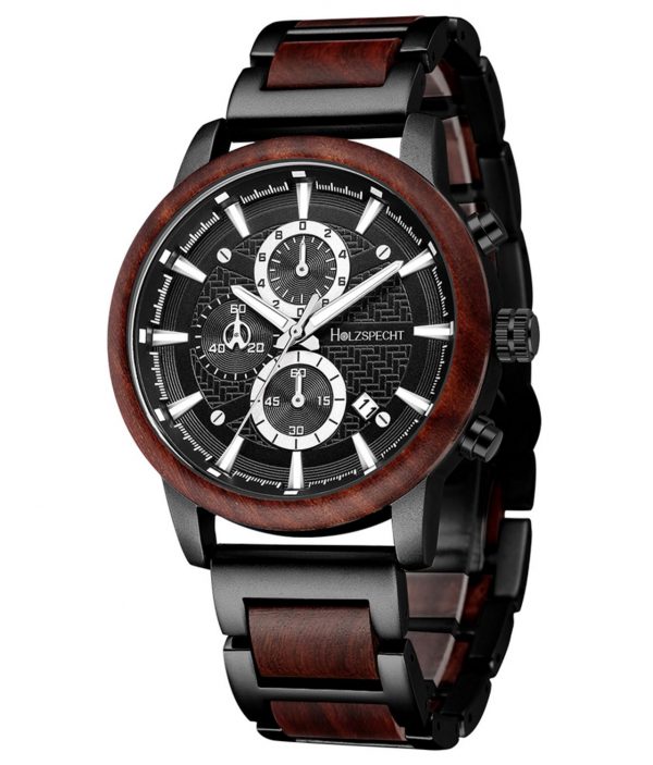 Holzspecht Wooden Watch for Men Eisenhut