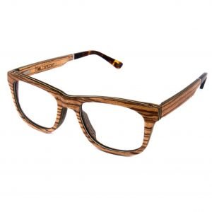 Optical Wooden Glasses Augenblick Zebra Wood