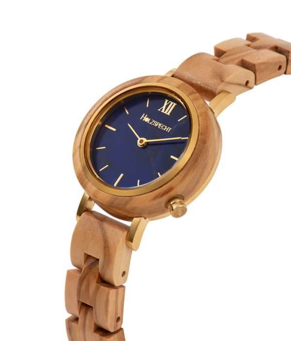 Holzspecht Wood Watch Hochglück Olive for Women