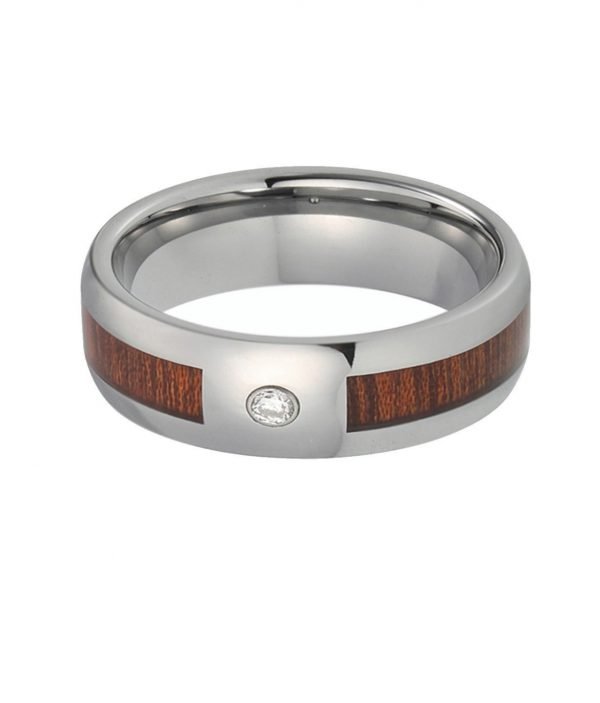 Ring La Superba with Wood and Crystal