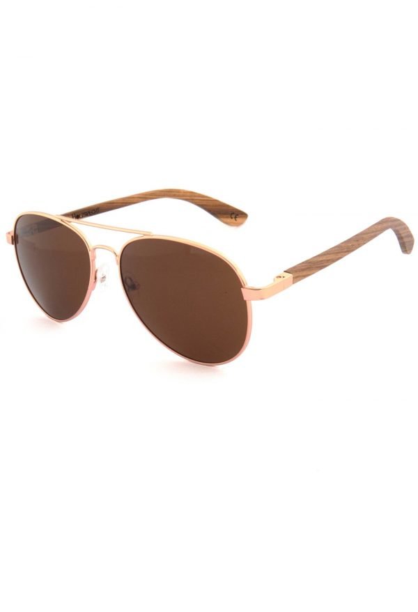 Holzsonnenbrille Blickfang Zebrano