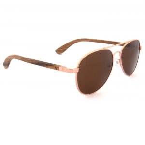 Sonnenbrille aus Holz Blickfang
