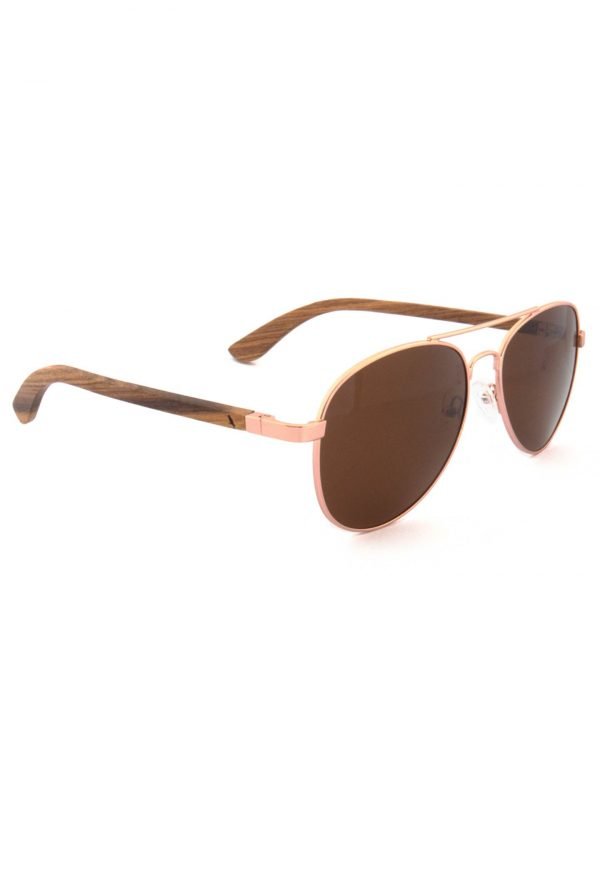 Sonnenbrille aus Holz Blickfang