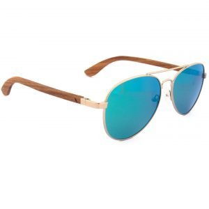 Holzspecht Holzsonnenbrille Blickfang Zebrano