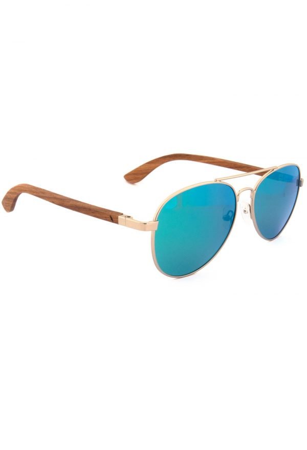Holzspecht Holzsonnenbrille Blickfang Zebrano