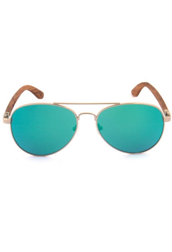 Holzspecht Holzsonnenbrille Blickfang Zebrano