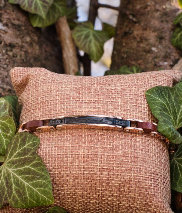 Holzspecht Bracelet Abendrot with Wood