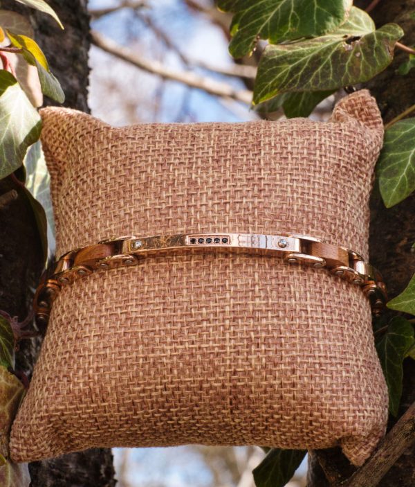 Holzspecht Bracelet Morgenrot with Wood