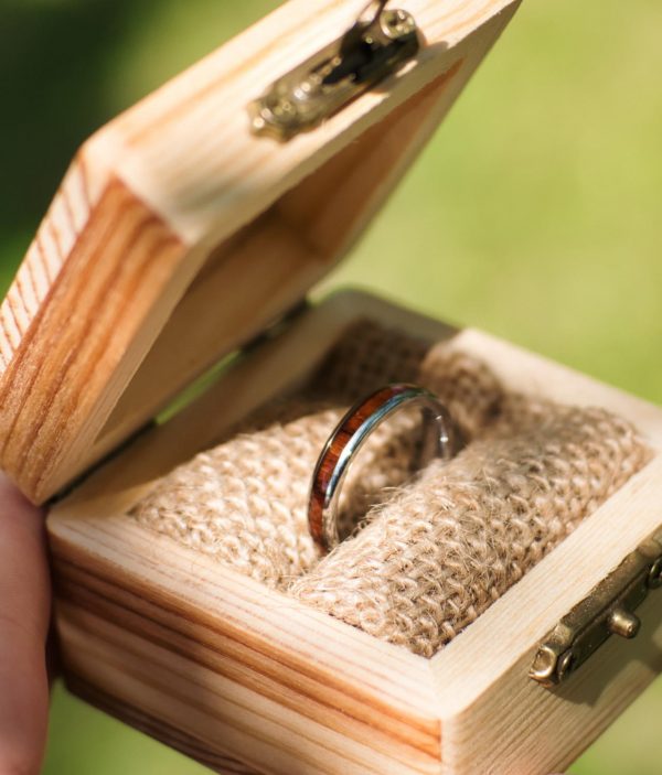Holzspecht Ring Maia with Wood