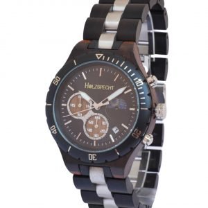 Holzspecht Wooden Watch Torstein Ebony Silver